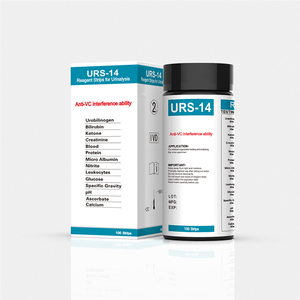 Bandelettes de test urinaire professionnelles à domicile pour 14 paramètres : diabète, corps cétoniques, pH, infections urinaires et plus - Product Image 2