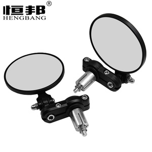 Espejo Retrovisor Plegable Estilo Retro Hengbang, Nuevo, para Manillar de Motocicleta, Accesorios de Modificación - Product Image 4