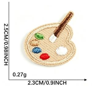 Wappen Small Size Polyester Hot Melt Adhesive Embroidery Stickers <b>Animal</b> Letters Clothing Bags Hats Shoes DIY Patch - Product Image 3