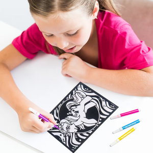 Fournitures d'artisanat d'art de Noël amusantes <span class=keywords><strong>feutre</strong></span> noir <span class=keywords><strong>mandala</strong></span> personnalisé velours flou affiche de coloriage pour adultes et enfants - Product Image 6