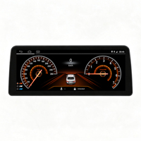 Autoradio stéréo GPS intégré avec écran partagé de 12,3 pouces pour BMW Série 3 E90/E91/E92/E93, montage sur tableau de bord, multimédia sans fil