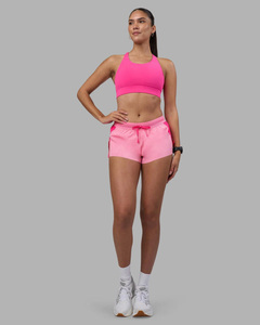 Shorts de sport légers personnalisés avec logo, séchage rapide, fentes latérales de 3 pouces, pour la course et la gym, avec shorty intégré pour <span class=keywords><strong>femme</strong></span> – Meilleures ventes - Product Image 4