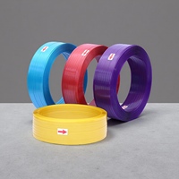 Fabricants vente en gros pas cher prix noir polyester manuel emballage sangle plastique rouleau bande de cerclage pour animaux de compagnie durable