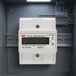 Compteur d'énergie numérique LCD monophasé à deux fils LW 230V 10A Précision 1.0 99999.9kWh - Product Image 3