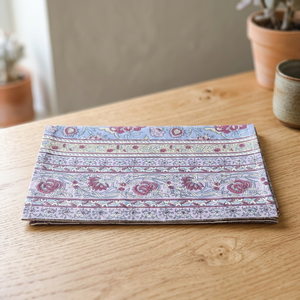 Beautiful Modern Floral Printed Organic Cotton Customizable <b>Table</b> <b>Runner</b> Hand Block Printing for Wedding Dining Kitchen - Product Image 3