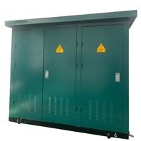 Subestación Transformadora Tipo Caja Monofásica/Trifásica Preinstalada, Cuarto de Distribución de Energía Completo para Exteriores, Modelo YB