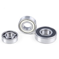 Rodamientos de Bolas de Ranura Profunda de Acero Inoxidable SR6 Open ZZ 2RS, Alta Velocidad y Bajo Ruido
