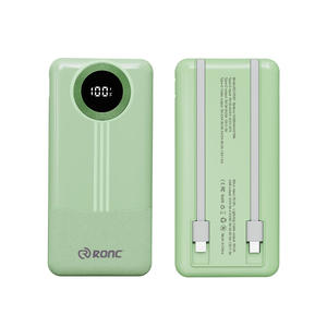 Cable integrado Banco de energía Carga rápida <span class=keywords><strong>Bateria</strong></span> <span class=keywords><strong>Portatil</strong></span> 20000mAh Carga Rapida Cargador portátil Powerbanks - Product Image 6