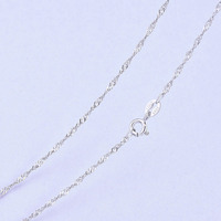 Collar de Plata de Ley S925 con Cadena de Cuerda, Cruz y Serpiente, Estilo Italiano, Colgante Básico, Cadena para Clavícula, Venta al por Mayor