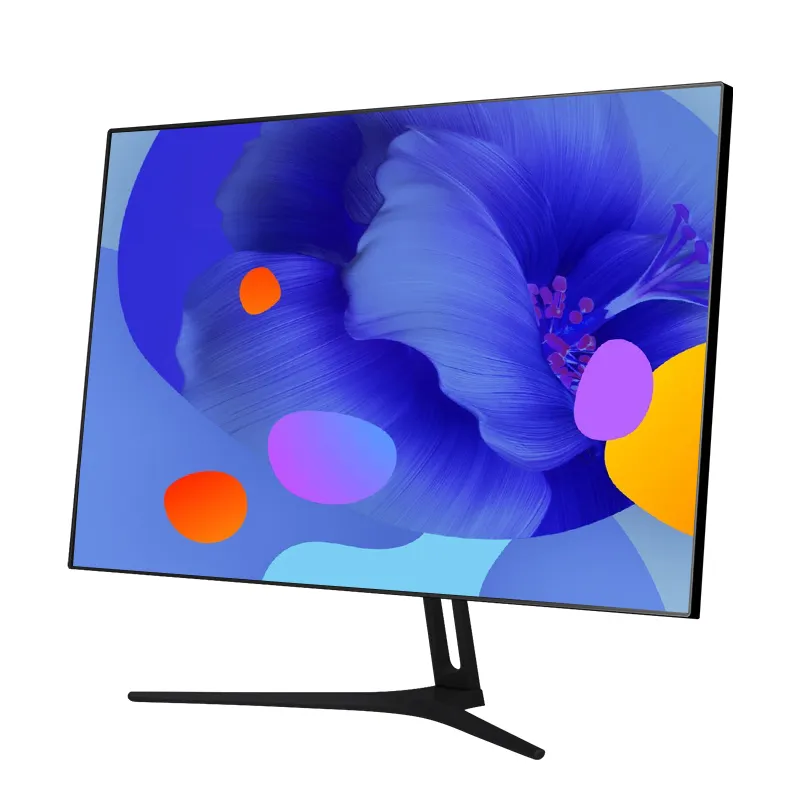Hot bán buôn 24 inch Full HD kinh doanh LCD hiển thị phong cách màu đen đầy đủ 1080p Máy tính để bàn IPS máy tính, văn phòng nhà LCD hiển thị