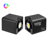 100W RGB Réglable Led Vidéo Lumière Photographie Éclairage Batterie Intégrée 4000mAh 88.8Wh pour Studio Vidéo Film Shooting