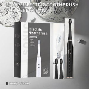 High-Grade S-Type Rechargeable Sonic Toothbrush Deep Cleaning Medium Bristles Plastic Vertical Brush Depth Household IPX9K - Product Image 2