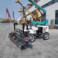 Machine de nivellement de béton hydraulique à laser, équipement de nivellement automatique au laser pour les grands projets de pavage routier en béton