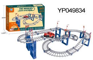 31 pièces bricolage assemblé piste fente jouet avec voiture <span class=keywords><strong>électrique</strong></span> 126 pièces fente jouets <span class=keywords><strong>Collection</strong></span> - Product Image 5