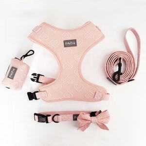 Setelan baju dan tali anjing, setelan rompi pakaian anjing peliharaan dengan pemegang tas - Product Image 1