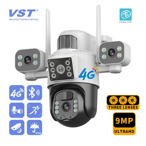 Caméra <span class=keywords><strong>de</strong></span> surveillance CCTV 4G CS621ZS 9MP pour extérieur avec vision nocturne, zoom 10x, audio bidirectionnel, réseau 4G, caméra PTZ - Product Image 2