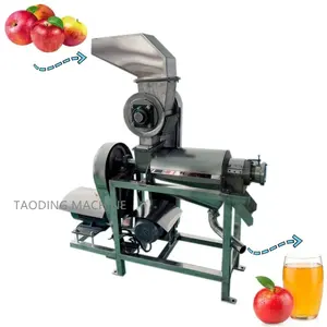 Effort-saving mango juice beverage making machine hydraulic grape juice wine cold press machine juice making machine and water