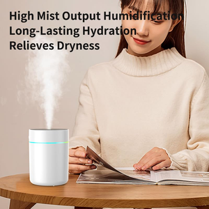 Portable Mini Air <b>Humidifier</b> 190ml Ultrasonic USB Desktop <b>Humidifier</b> with Colorful Light Air Aromatherapy for Car Household Use - Product Image 3