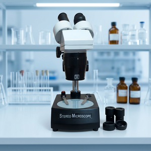 Biological <b>Microscope</b> 20x 40x Magnification Manual Focus 10mm Focusing Distance Manual Calibration MAYALAB INSTRUMENT 3 Years - Product Image 2