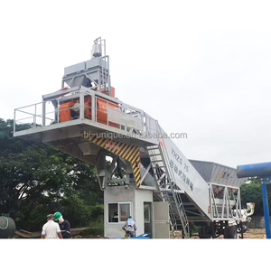 Chi phí thấp tự động di động trạm trộn nhà máy nhà sản xuất, 35cbm Kéo di chuyển bê tông trộn nhà máy - Product Image 4