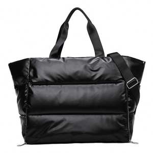 Sac de sport et de voyage OEM personnalisé avec logo, conçu en usine, en film PU, avec compartiment pour chaussures et poche humide, pour hommes et femmes - Product Image 4