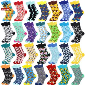 YL 2023 comfortable crew tube winter thick happy socks & hosiery socks unisex cotton funny men women colorful socks
