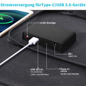 Panel Surya Lipat Portabel XZJ 30W 5V 6A*2 18V/1.66A, Pengisi Daya Tenaga Surya Lipat untuk Luar Ruangan - Product Image 5