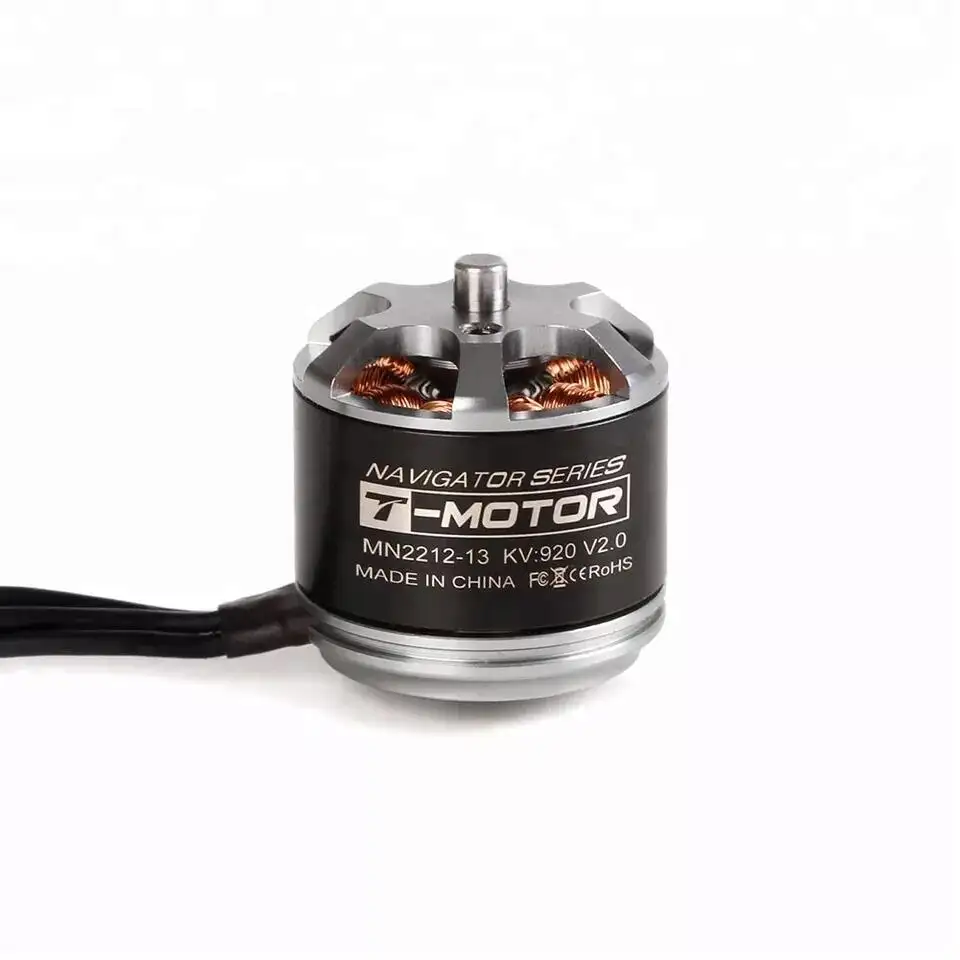 T-MOTOR MN2212 V2.0 KV780 KV920 2-4s motor sem escova FPV 3D RC avião VTOL helicóptero kit de potência de estilo livre voador de longa duração