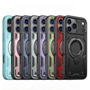เคสโทรศัพท์กันกระแทกแบบหมุนได้ 360 องศา พร้อมแม่เหล็ก ป้องกันการตก สำหรับ iPhone 17 16 Pro Max 15 14 13 12 11 - Product Image 2