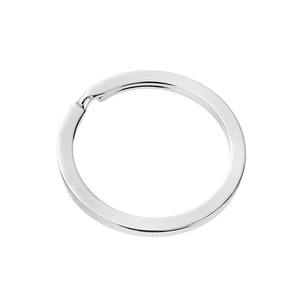Luxury Nickel Plated Stainless Steel Round <b>Key</b> <b>Rings</b> for Promotion Gift, OEM Customizable with Silk Screen Printing, Wholesale 1 - Product Image 6