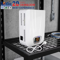 Régulateur de tension automatique monophasé mural SVC EDW-5kva 10kva 15kva pour usage domestique, sortie CA 220V