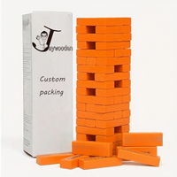 Jeux de blocs de bois empilés de 48 pièces pour adultes Défis amusants passionnants pour les couples Relations entre tous les sexes