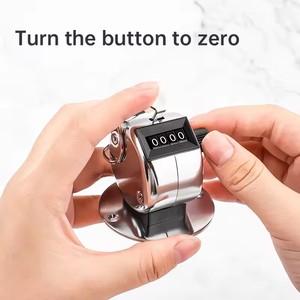 Einfach zu bedienen NEU 4-stelliger Hand zähler Manueller Clicker Golf Training Digitales Zähl gerät Mini Mechanischer Zähler - Product Image 5
