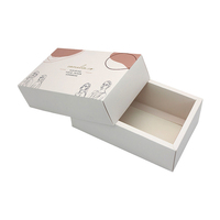 Boîte d'emballage alimentaire en carton blanc personnalisée en gros avec séparateur intérieur