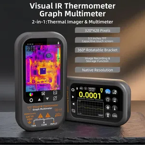 SH8 Thermal Multimeter 192x256 Digital <b>Display</b> True-Resolution Thermal Imager 20 000 Professional Tester <b>Stand</b> + - Product Image 3