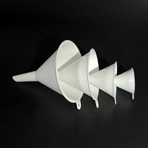 Grupo plástico do funil 4 PC de funis para encher garrafas, uso da cozinha, óleo do carro, gás, frascos, Chef-pequeno, médio, grande - Product Image 3