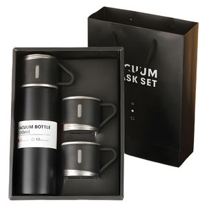 أكواب مخصصة مزدوجة الجدار من الفولاذ المقاوم للصدأ بالتصاميم من 3 أكواب - Product Image 3