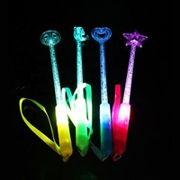 Bâton lumineux LED clignotant en plastique, bulle acrylique pour fêtes, rentrée scolaire, remise de diplômes et célébrations de Pâques