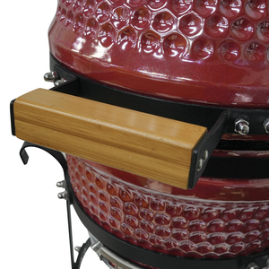 AUPLEX 13 pulgadas caliente perla cerámica Kamado Asadores al aire libre Camping barbacoa parrillas acero Pellet fumador sin humo hierro carbón plegable - Product Image 3