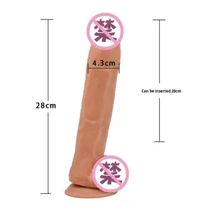Amazon Außenhandel Grenzüberschreitender Export <span class=keywords><strong>Dongguan</strong></span>-Herstellung 30cm Extra-Langer PVC-Silikon Realistischer Großer Blauer <span class=keywords><strong>Dildo</strong></span> Paar-Sexspielzeug - Product Image 6