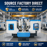Duplex-Horizontalfräsmaschine mit Doppelkopf für 4-Seitenflächenfräsen, CNC-Metallbearbeitungsmaschine für Stahlblock-Ausrüstung