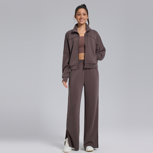 Chaqueta de Forro Polar para <span class=keywords><strong>Mujer</strong></span>, Nueva, Gruesa y Cálida, con Cuello Alto, Estilo Casual, con Cierre, para Otoño e Invierno - Product Image 6