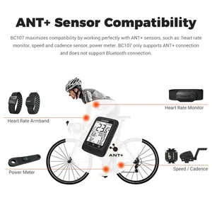 Ordenador Inteligente para Bicicleta con GPS, Velocímetro/Odómetro, Resistente al Agua, Sensor para Bicicleta de Montaña y Carretera, 2.3 Pulgadas, Batería de Larga Duración (28 Horas) - Product Image 2
