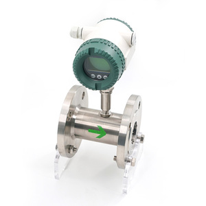 Chất lượng cao tuabin lưu lượng kế thép không gỉ 4-20mA + Hart đầu ra 0.2% FS độ chính xác dòng Turbine mét withdigital hiển thị - Product Image 3