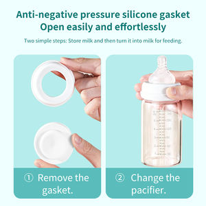 <span class=keywords><strong>Biberon</strong></span> en verre borosilicate à large goulot sans BPA de 180 ml pour bébé – Vente en gros - Product Image 4