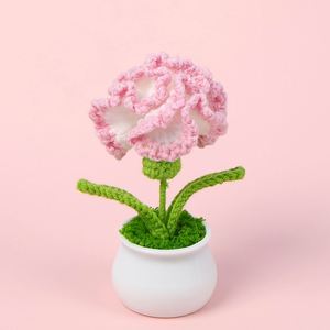 Hilo de Lana Carnation Morning Glory para Tejer a Mano, Color Macaron, Flor, Navidad, Halloween, Decoración de Plantas en Maceta, Graduación - Product Image 3