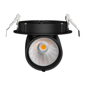 Rotate LED Trunk Light Elephant Recessed Lamp Adjustable COB LED Spot Down Light Spotlights Rotatable Gimbal LED Downlight