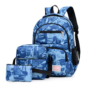 Panelled Large Capacity Laptop External Frame <b>Backpack</b> Physiological Curve Back Casual Zipper Waterproof Polyester - Product Image 5