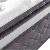 Matelas Hypoallergénique à Ressorts Ensachés en Latex, 13 Pouces, Taille Grand Lit Queen et King, Emballé Sous Vide Roulé en Boîte
