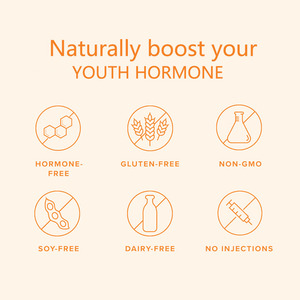 卸売美容製品は老化カプセルのため息を逆にL-アルギニンは回復睡眠を助け、女性のための細い線を減らします - Product Image 5